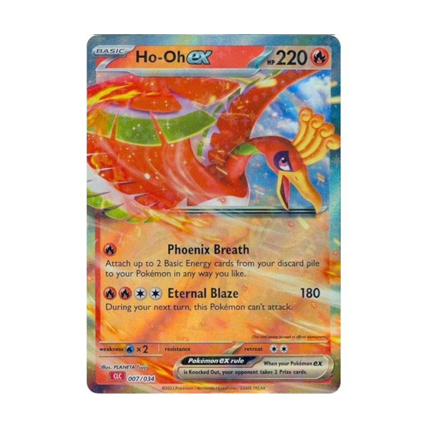 Promo Ho-oh EX 007/034 CLC Classic Collection Holo