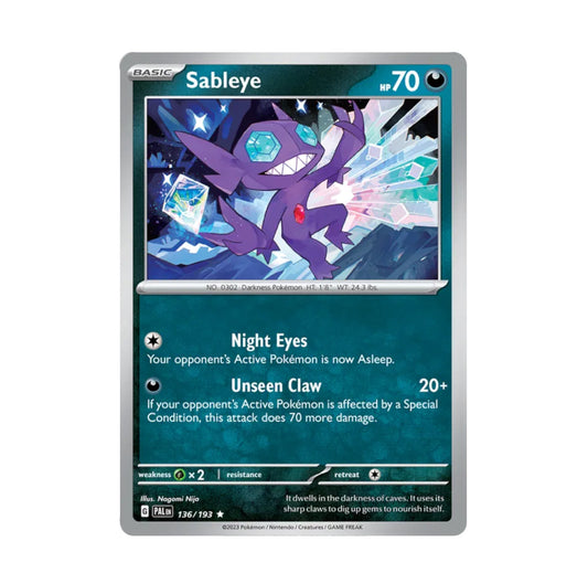 Paldea Evolved - 136/193 Sableye Holo Rare