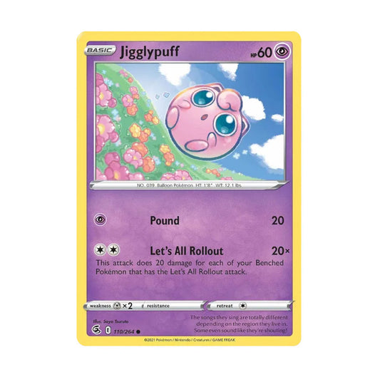 Fusion Strike 110/264 Jigglypuff Rev Holo