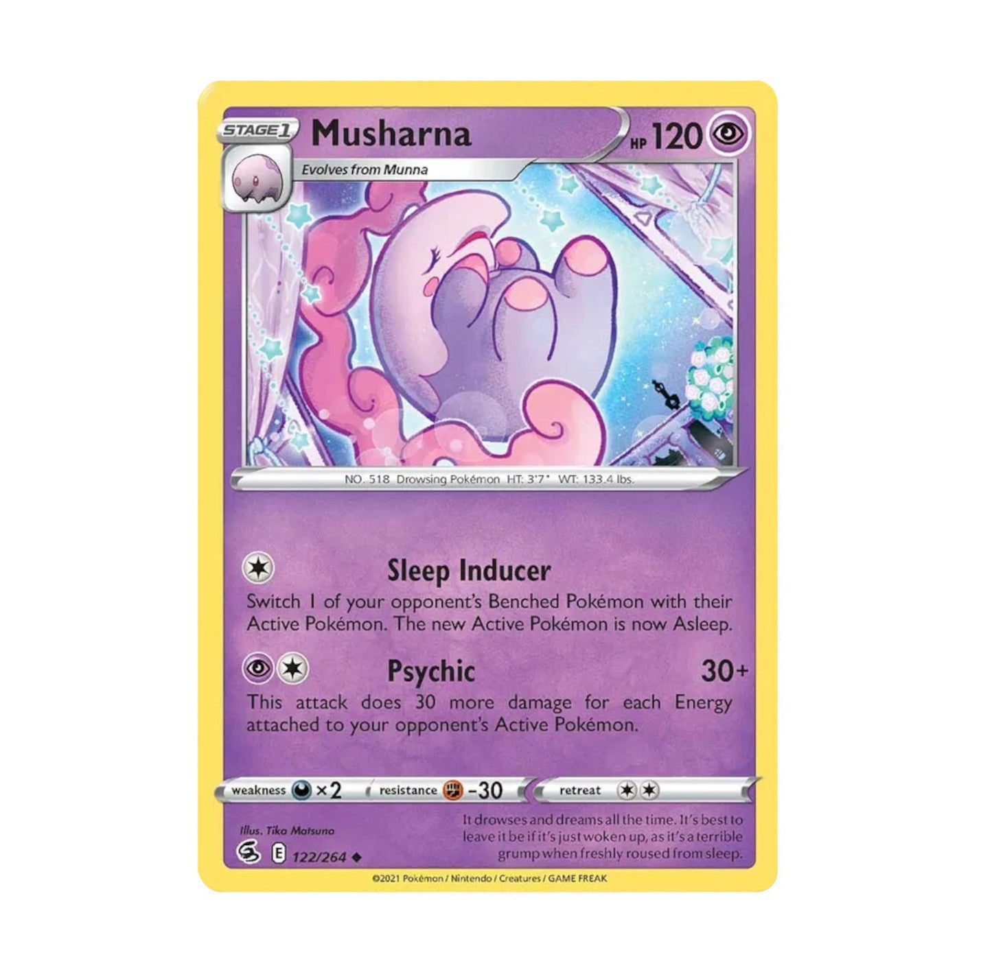 Fusion Strike 122/264 Musharna Uncommon