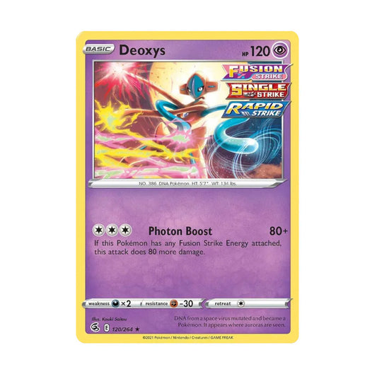 Fusion Strike 120/264 Deoxys Rare Holo