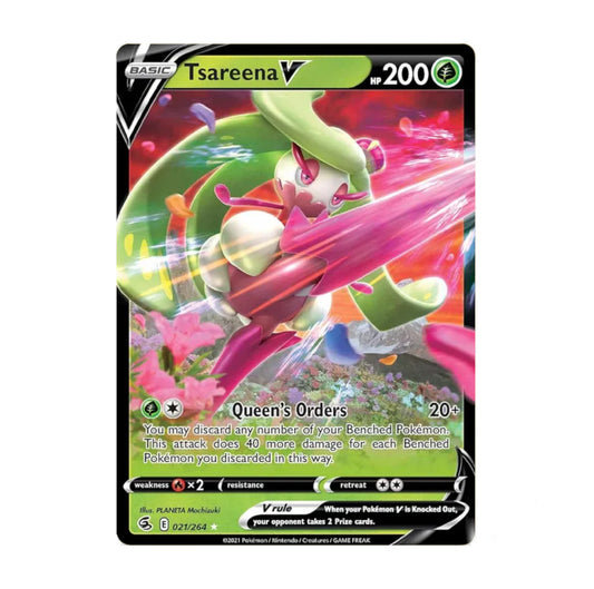 Fusion Strike 021/264 Tsareena V Rare