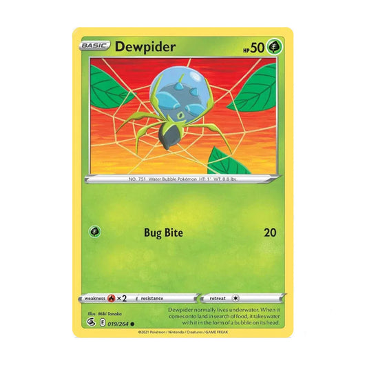 Fusion Strike 019/264 Dewpider Rev Holo