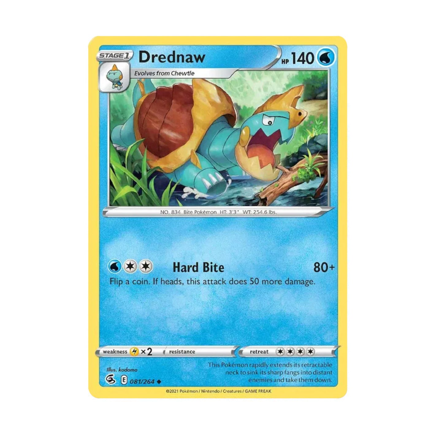 Fusion Strike 081/264 Drednaw Uncommon