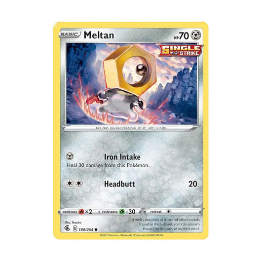 Fusion Strike 188/264 Meltan Rev Holo