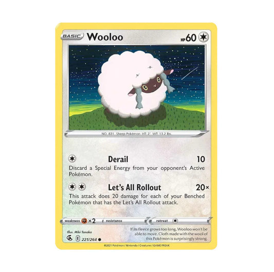 Fusion Strike 221/264 Wooloo Rev Holo