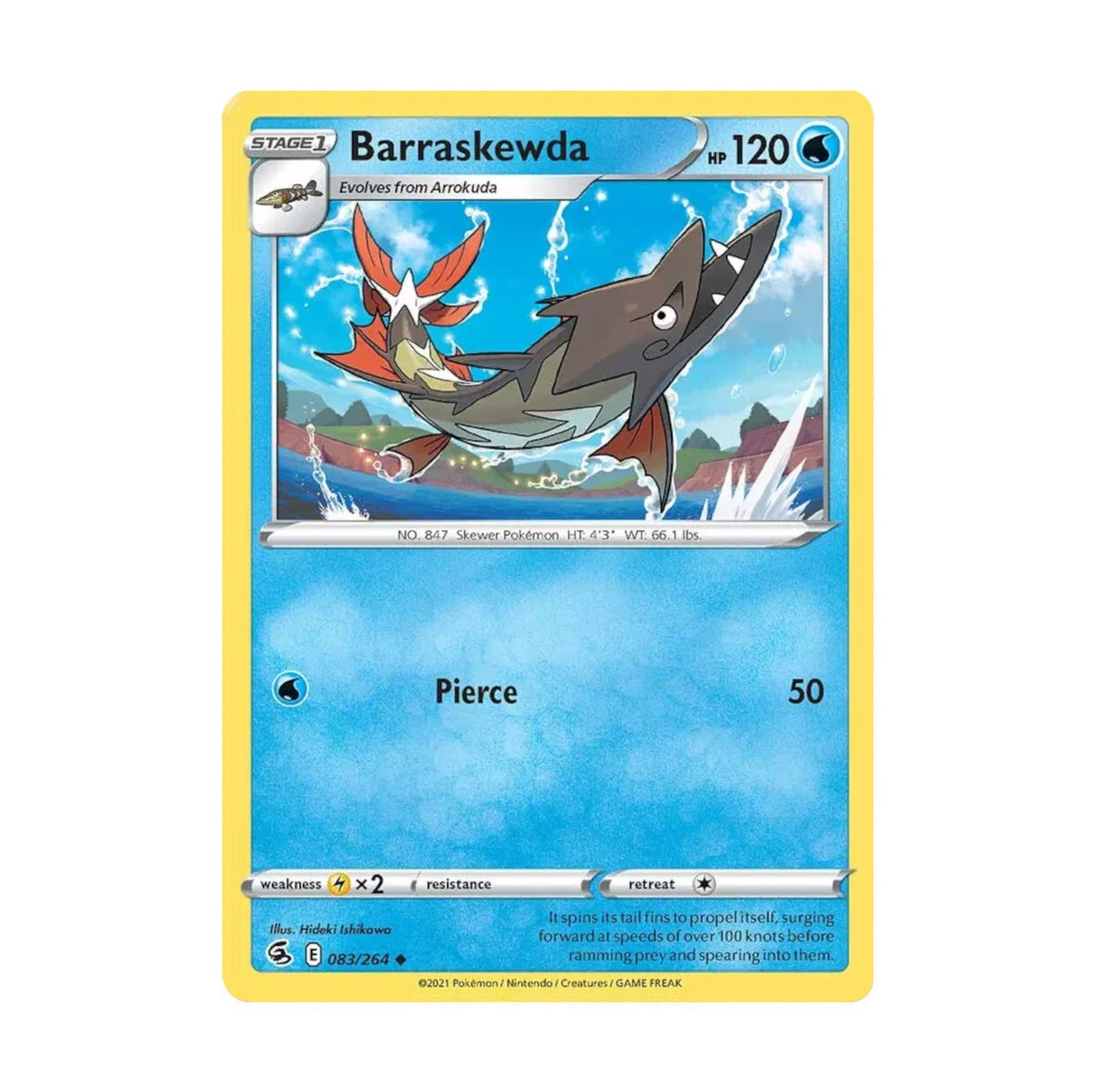 Fusion Strike 083/264 Barraskewda Uncommon