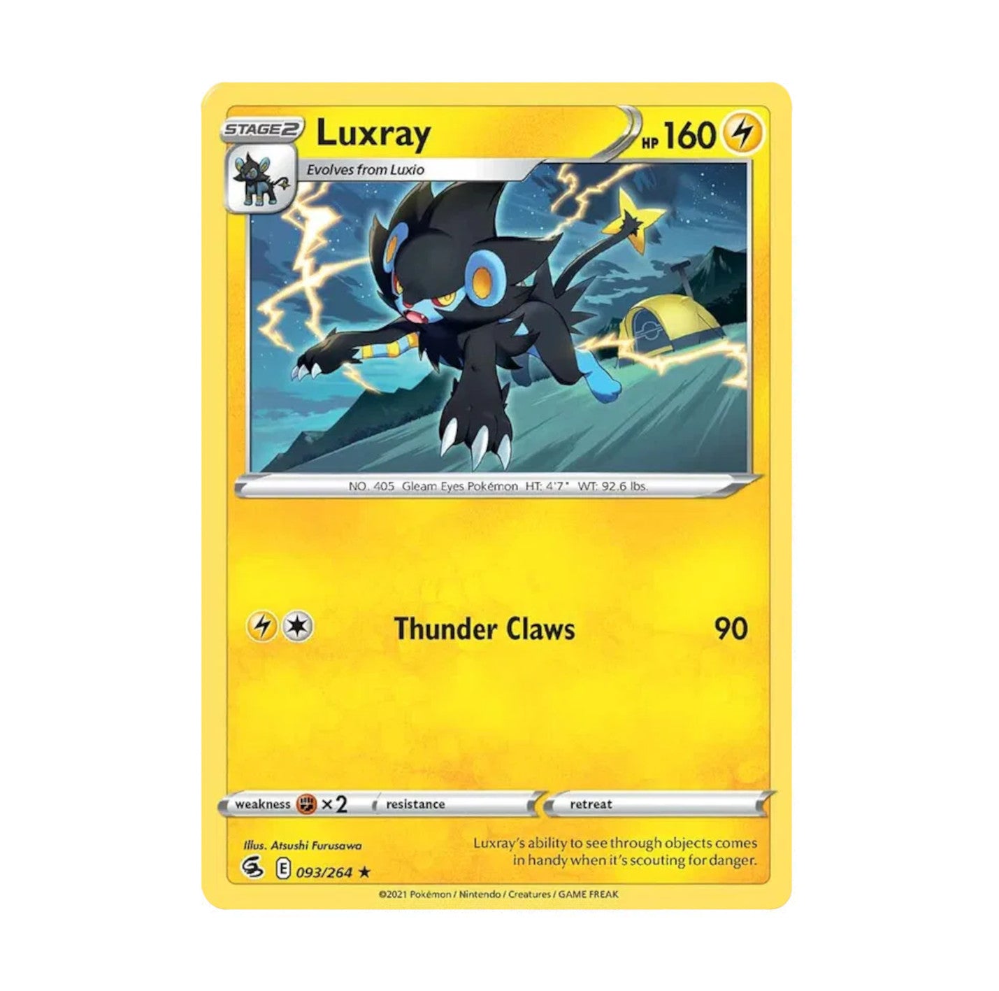 Fusion Strike 093/264 Luxray Rev Holo