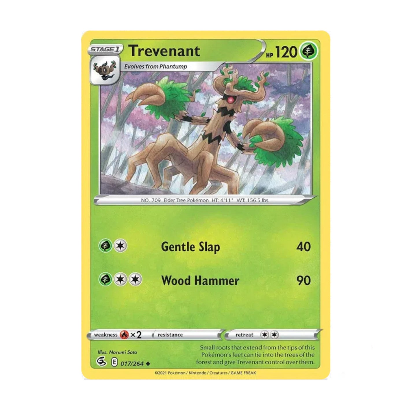 Fusion Strike 017/264 Trevenant Uncommon