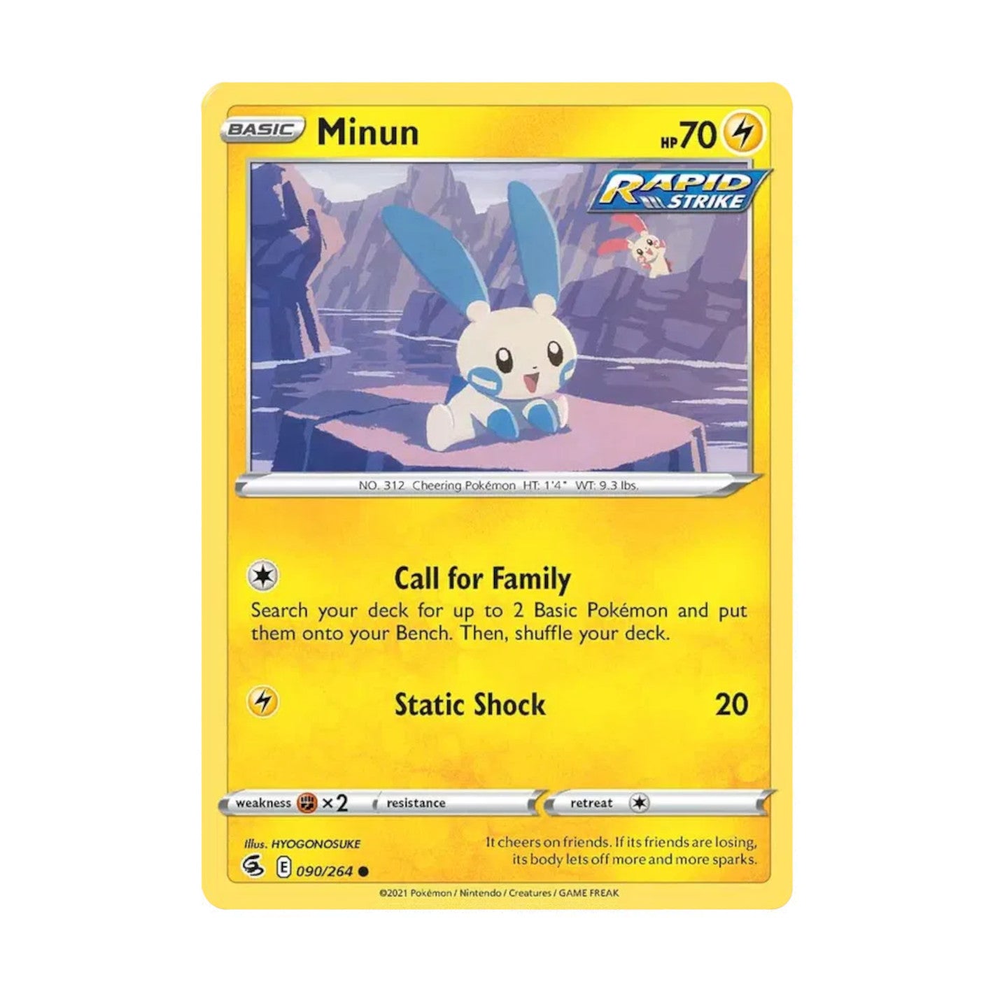 Fusion Strike 090/264 Minun Common