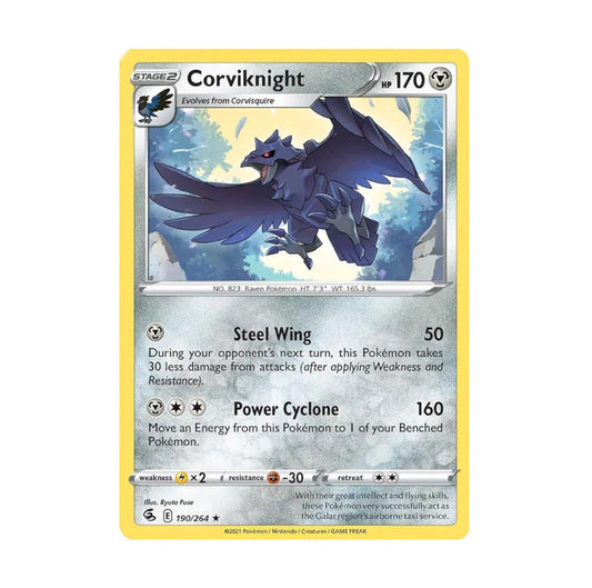 Fusion Strike 190/264 Corviknight Rare