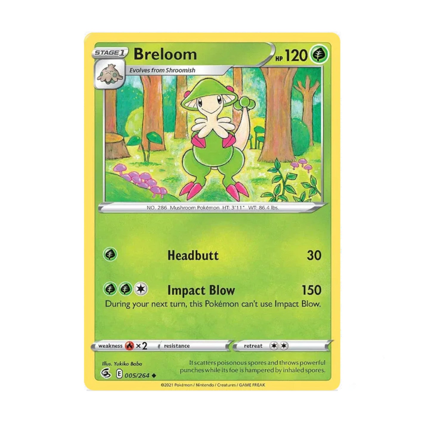 Fusion Strike 005/264 Breloom Common