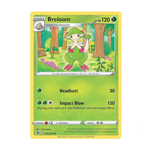 Fusion Strike 005/264 Breloom Rev Holo