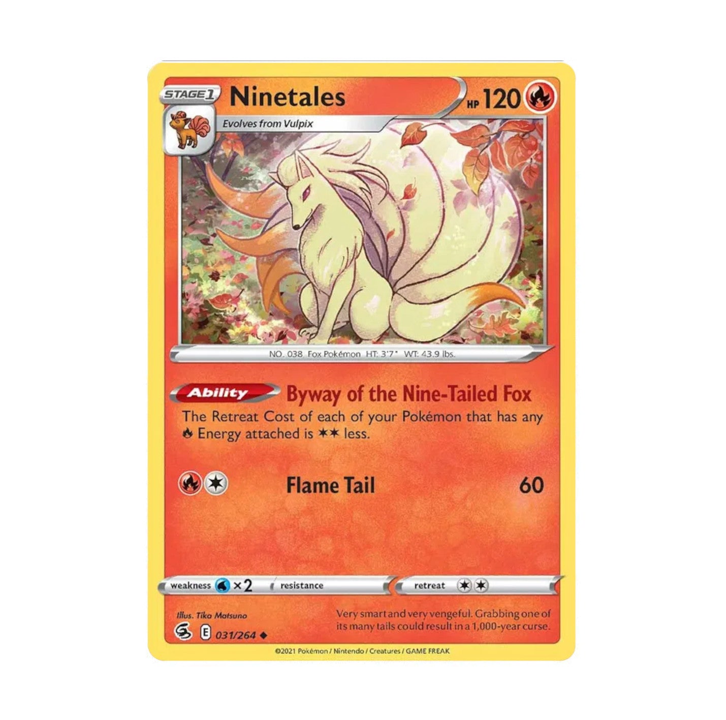 Fusion Strike 031/264 Ninetales Uncommon