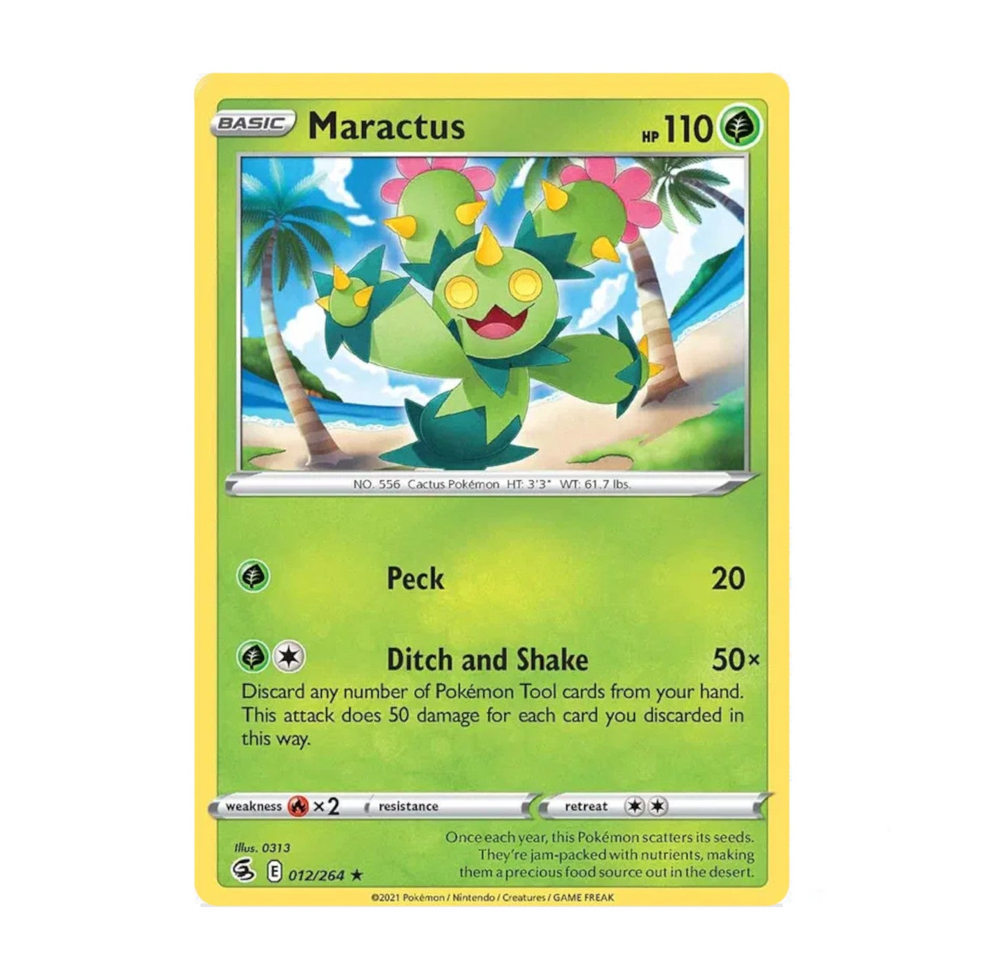 Fusion Strike 012/264 Maractus Rare