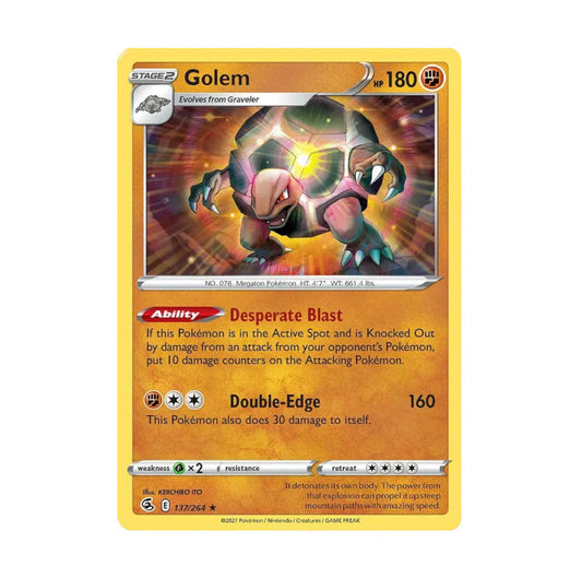 Fusion Strike 137/264 Golem Rare