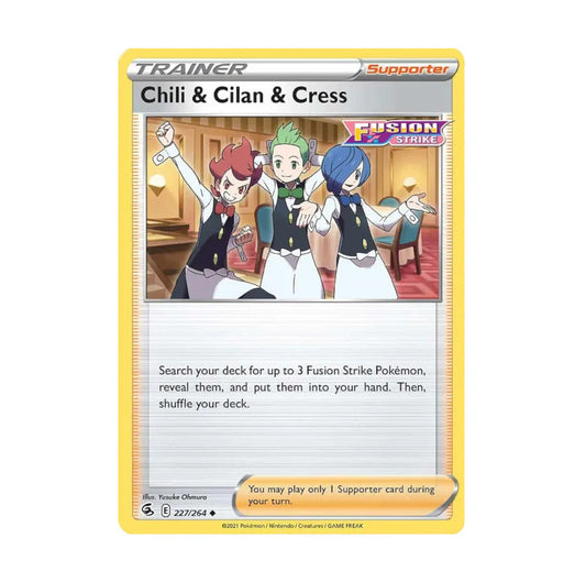 Fusion Strike 227/264 Chili & Cilan & Cress Rev Holo