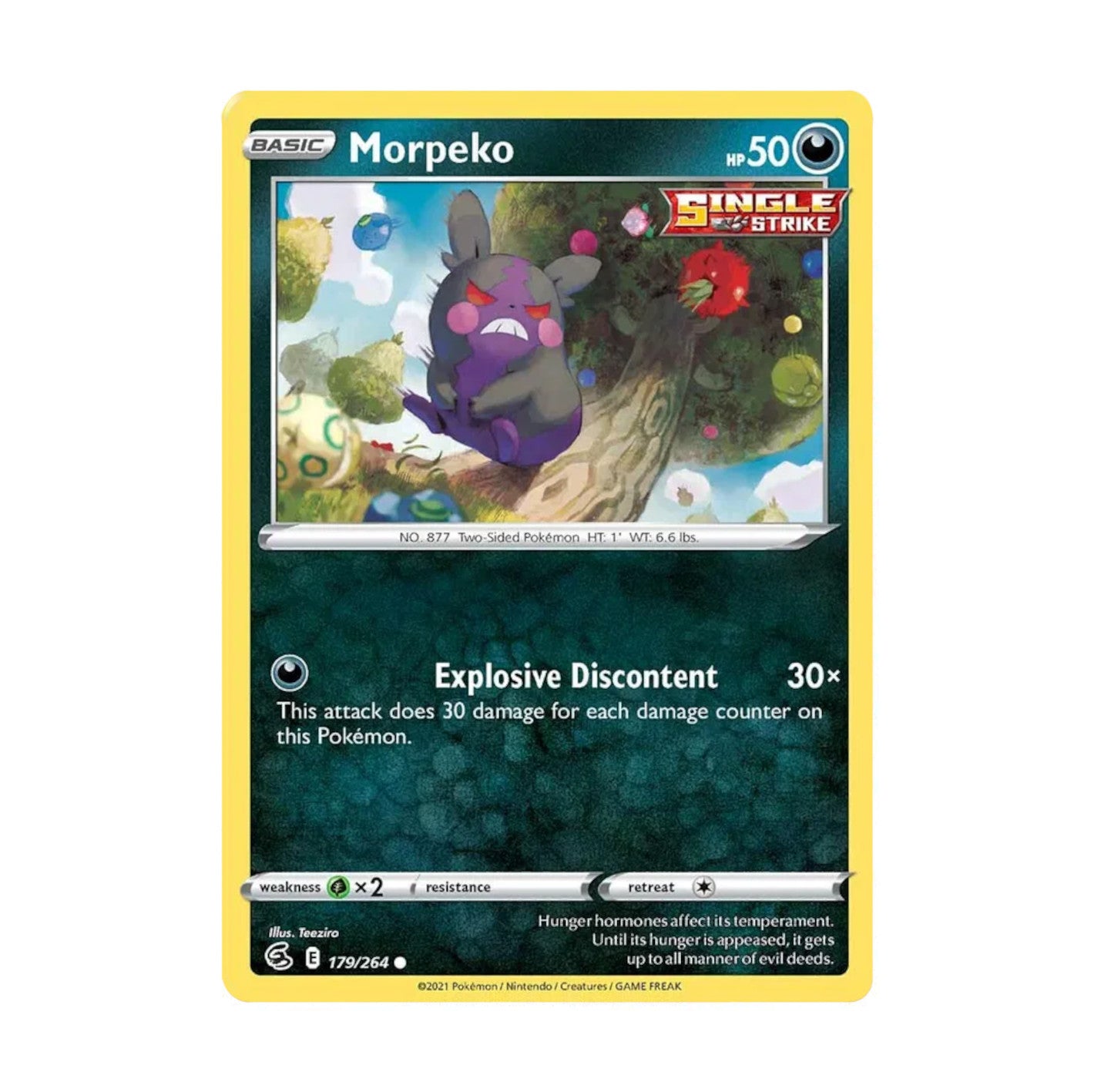 Fusion Strike 179/264 Morpeko Rev Holo