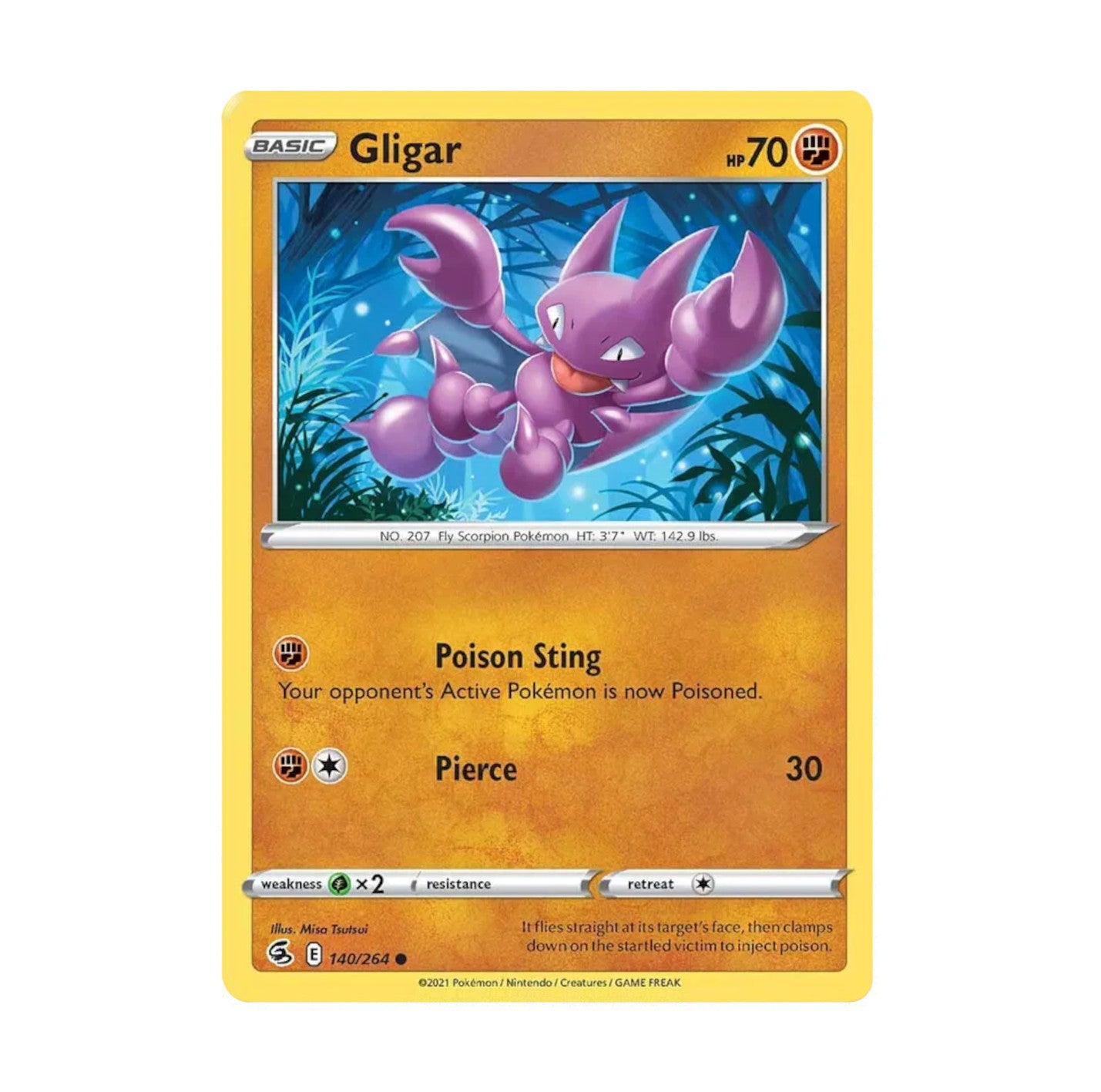 Fusion Strike 140/264 Gligar Rev Holo