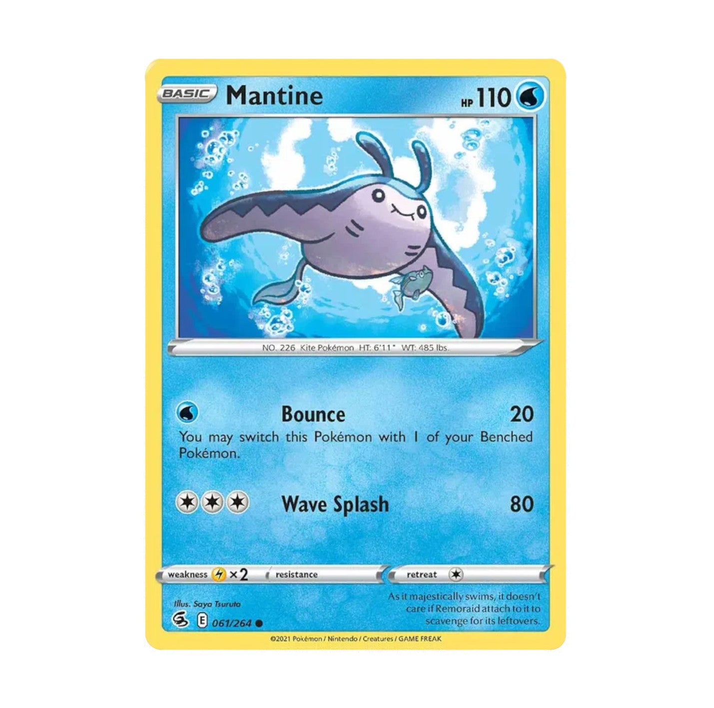 Fusion Strike 061/264 Mantine Rev Holo