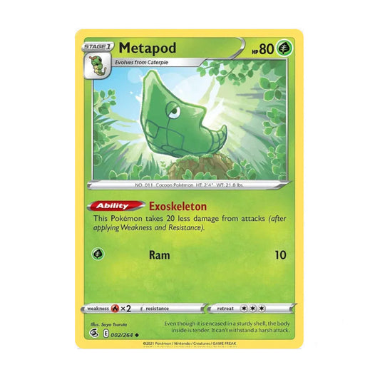 Fusion Strike 002/264 Metapod Common