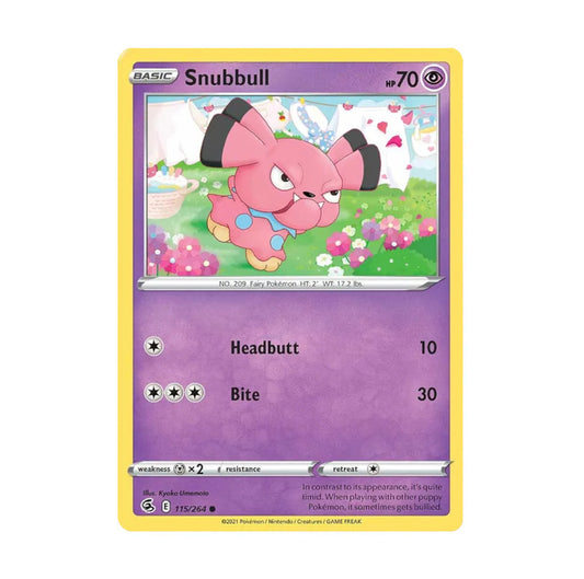 Fusion Strike 115/264 Snubbull Common