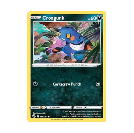 Fusion Strike 165/264 Croagunk Common