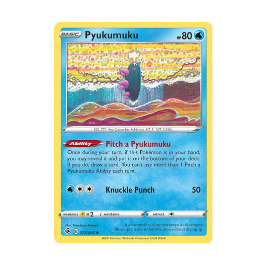 Fusion Strike 077/264 Pyukumuku Uncommon