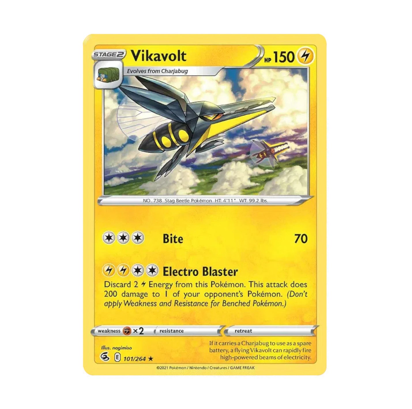 Fusion Strike 101/264 Vikavolt Rare