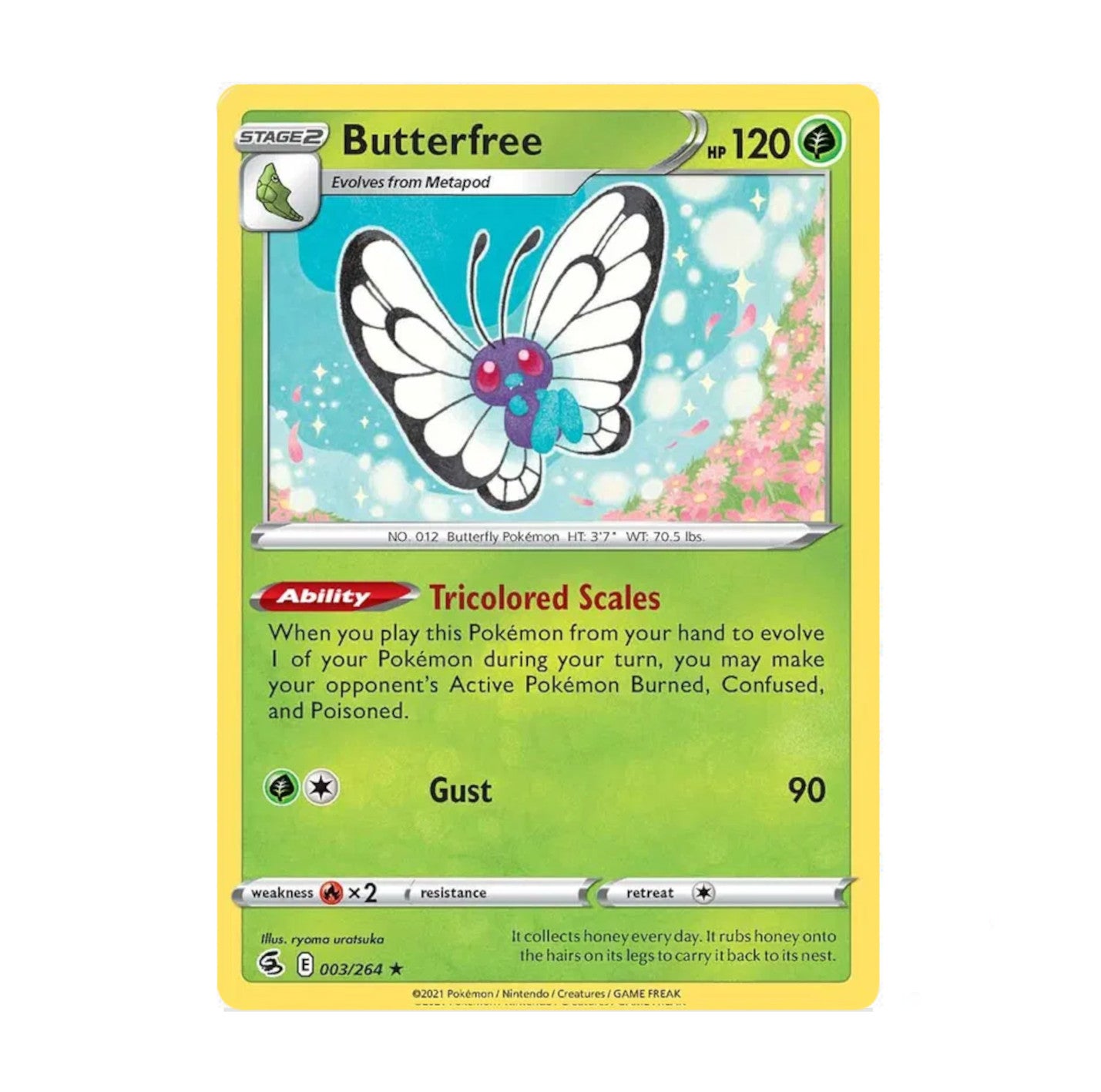 Fusion Strike 003/264 Butterfree Rare Holo