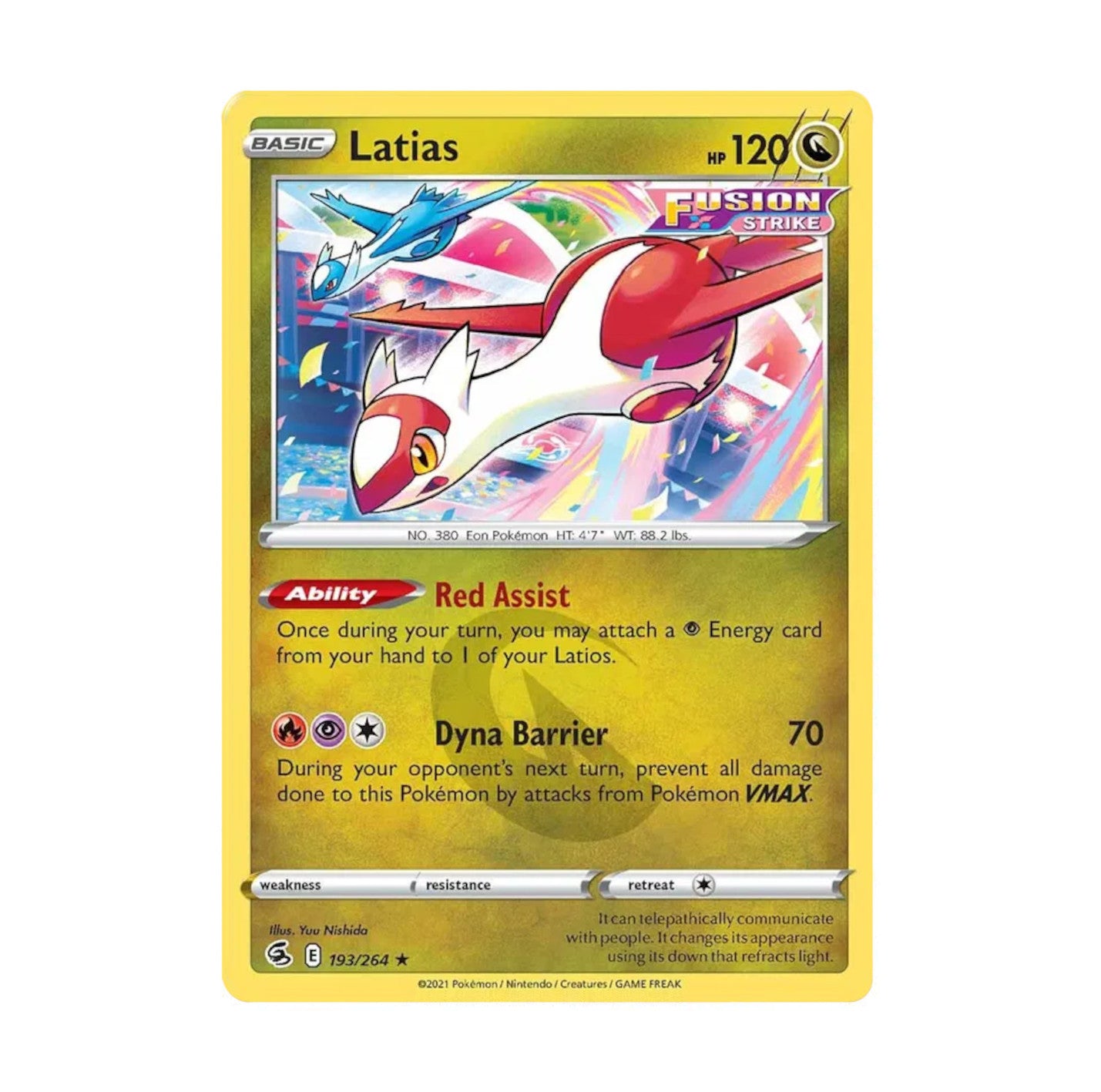 Fusion Strike 193/264 Latias Rare