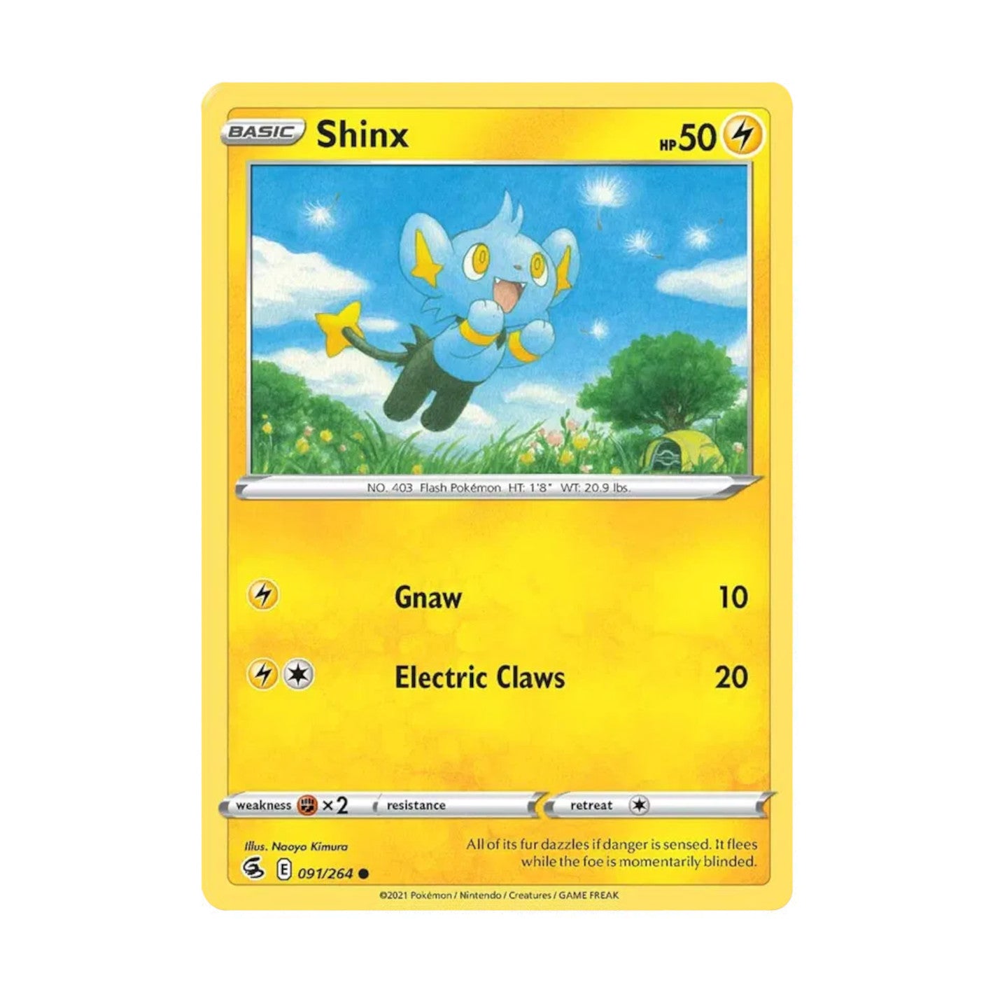 Fusion Strike 091/264 Shinx Common