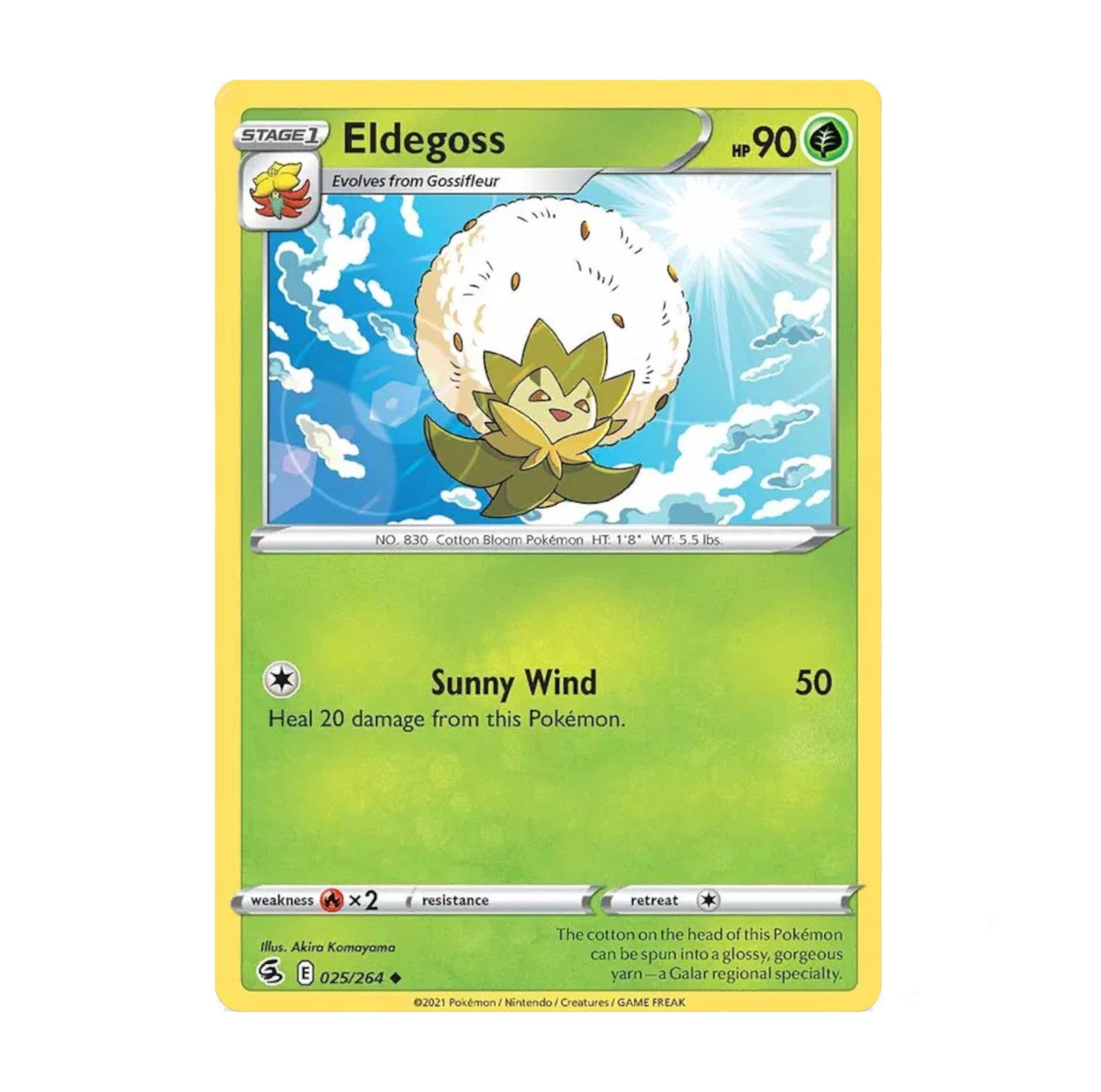 Fusion Strike 025/264 Eldegoss Uncommon