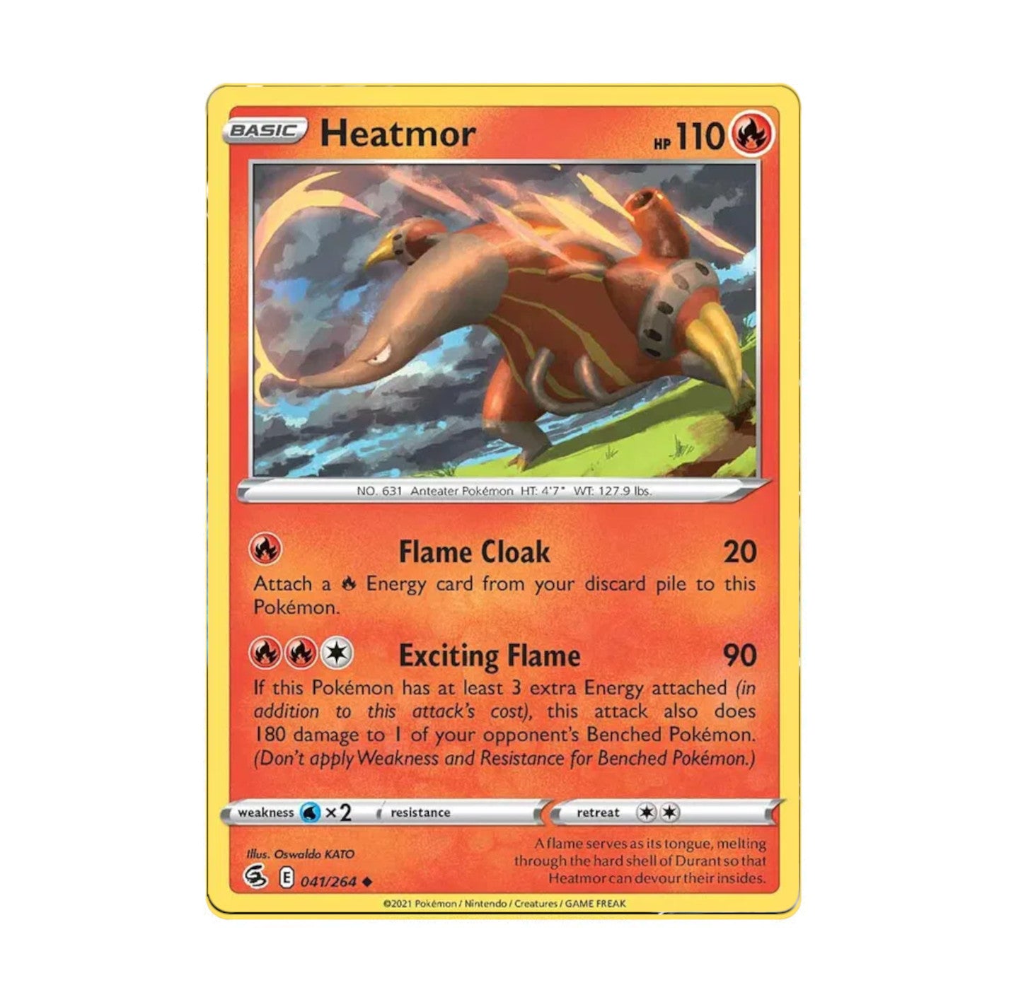 Fusion Strike 041/264 Heatmor Uncommon