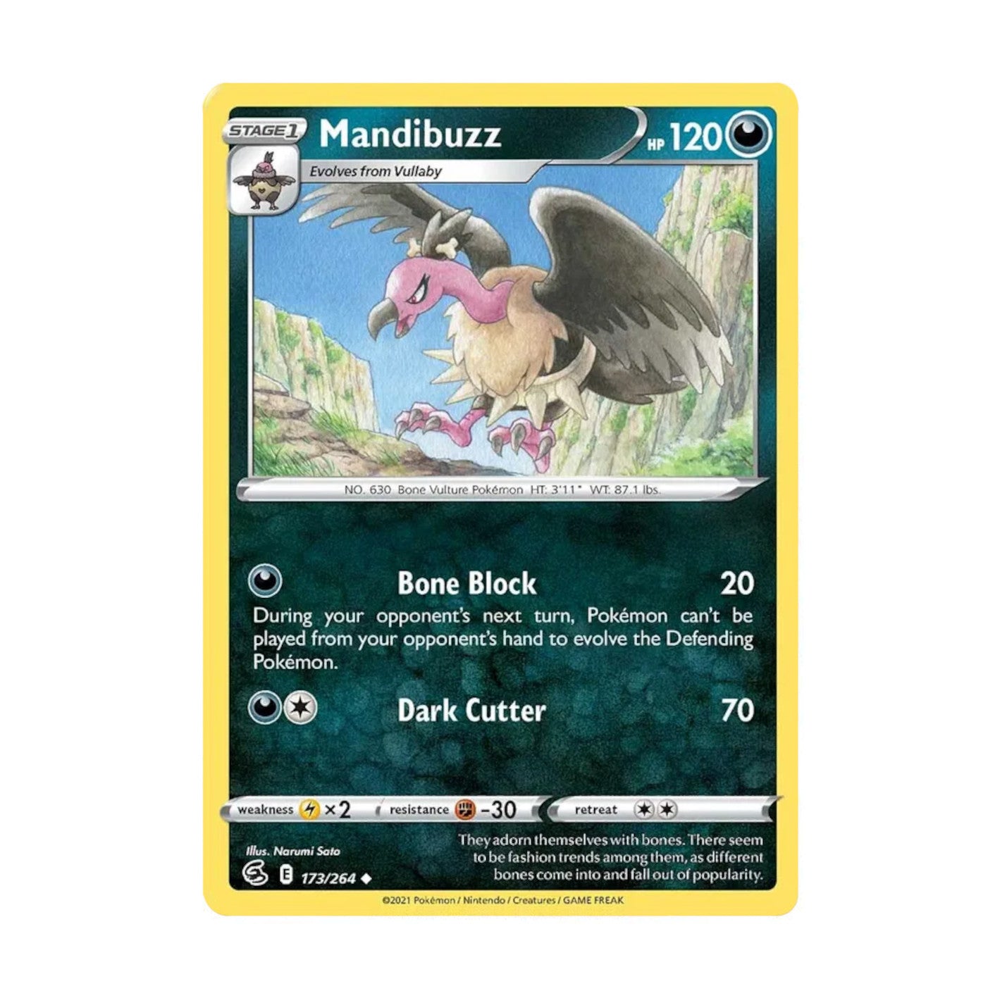 Fusion Strike 173/264 Mandibuzz Uncommon