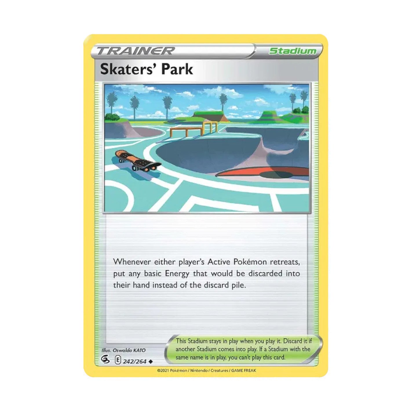 Fusion Strike 242/264 Skater's Park Rev Holo