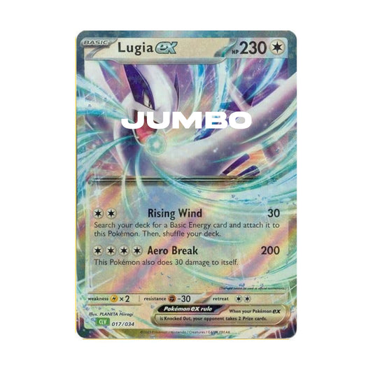 Lugia ex 017/034 CLV - Jumbo Promo – Holo Foil – Single Card