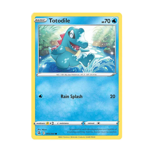 Fusion Strike 055/264 Totodile Common