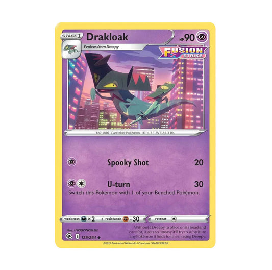 Fusion Strike 129/264 Drakloak Uncommon