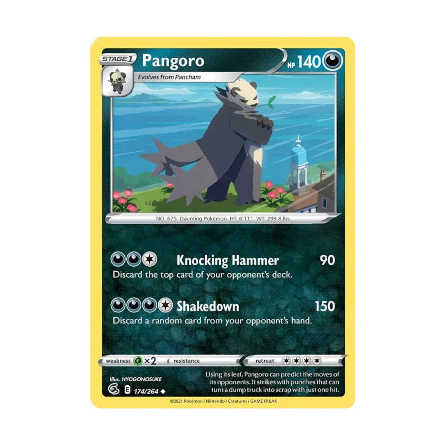 Fusion Strike 174/264 Pangoro Rev Holo