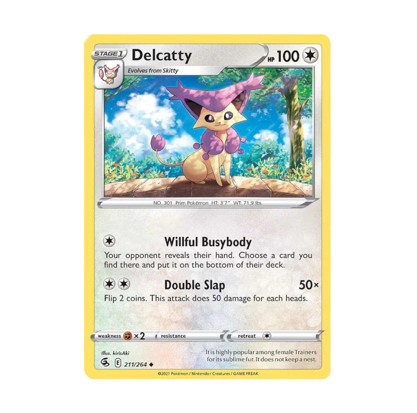 Fusion Strike 211/264 Delcatty Uncommon