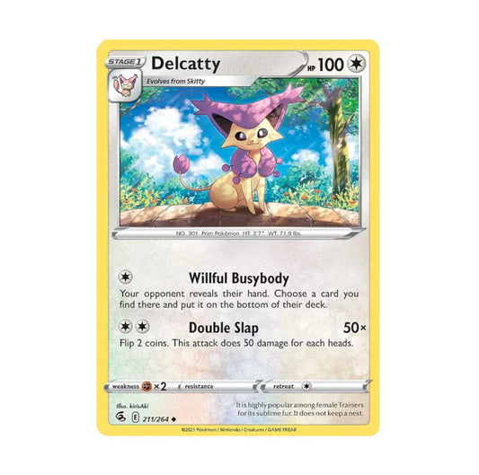 Fusion Strike 211/264 Delcatty Rev Holo