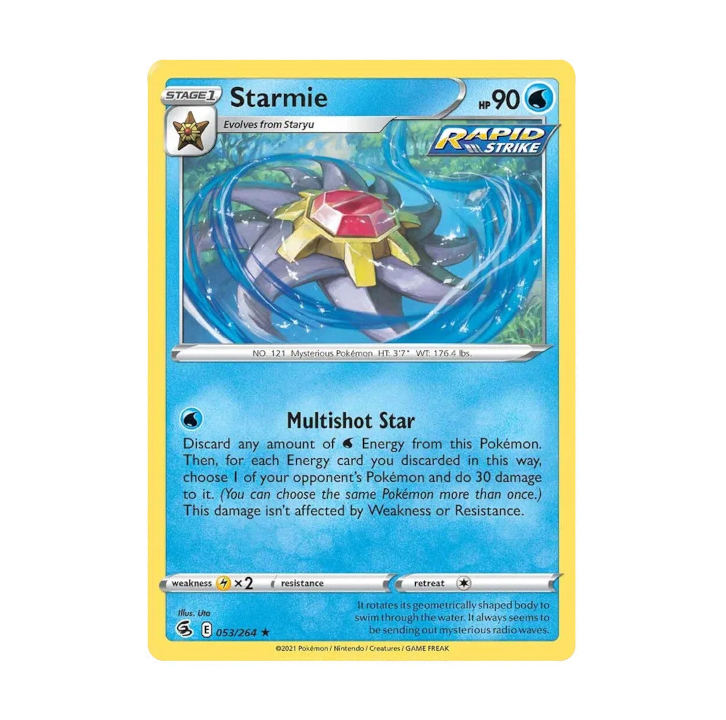 Fusion Strike 053/264 Starmie Rev Holo