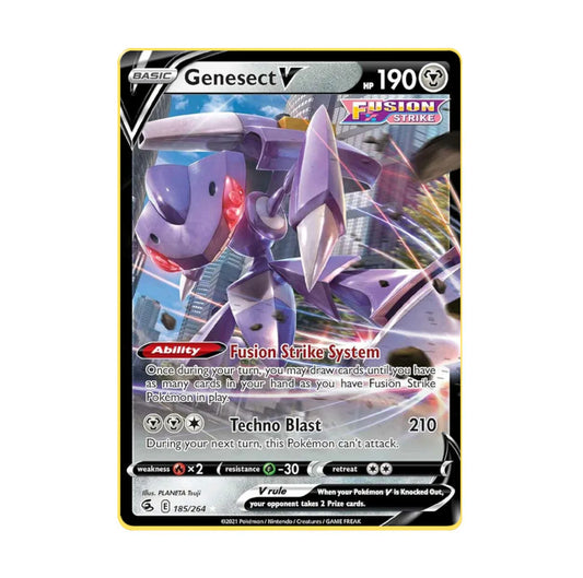 Fusion Strike 185/264 Genesect V Rare