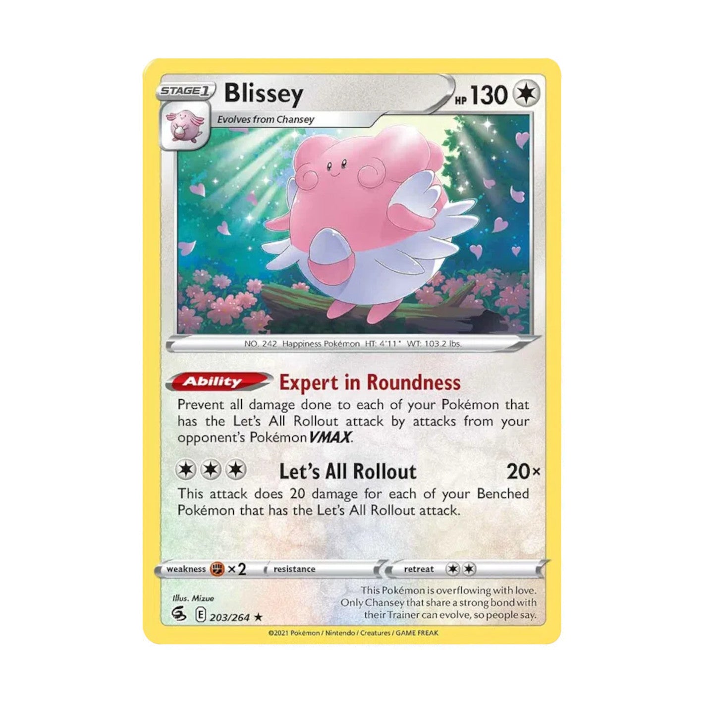 Fusion Strike 203/264 Blissey Rare