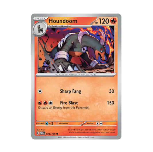 Scarlet & Violet - 034/198 Houndoom Rev Holo