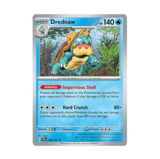 Stellar Crown - 044/142 Drednaw Holo Rare