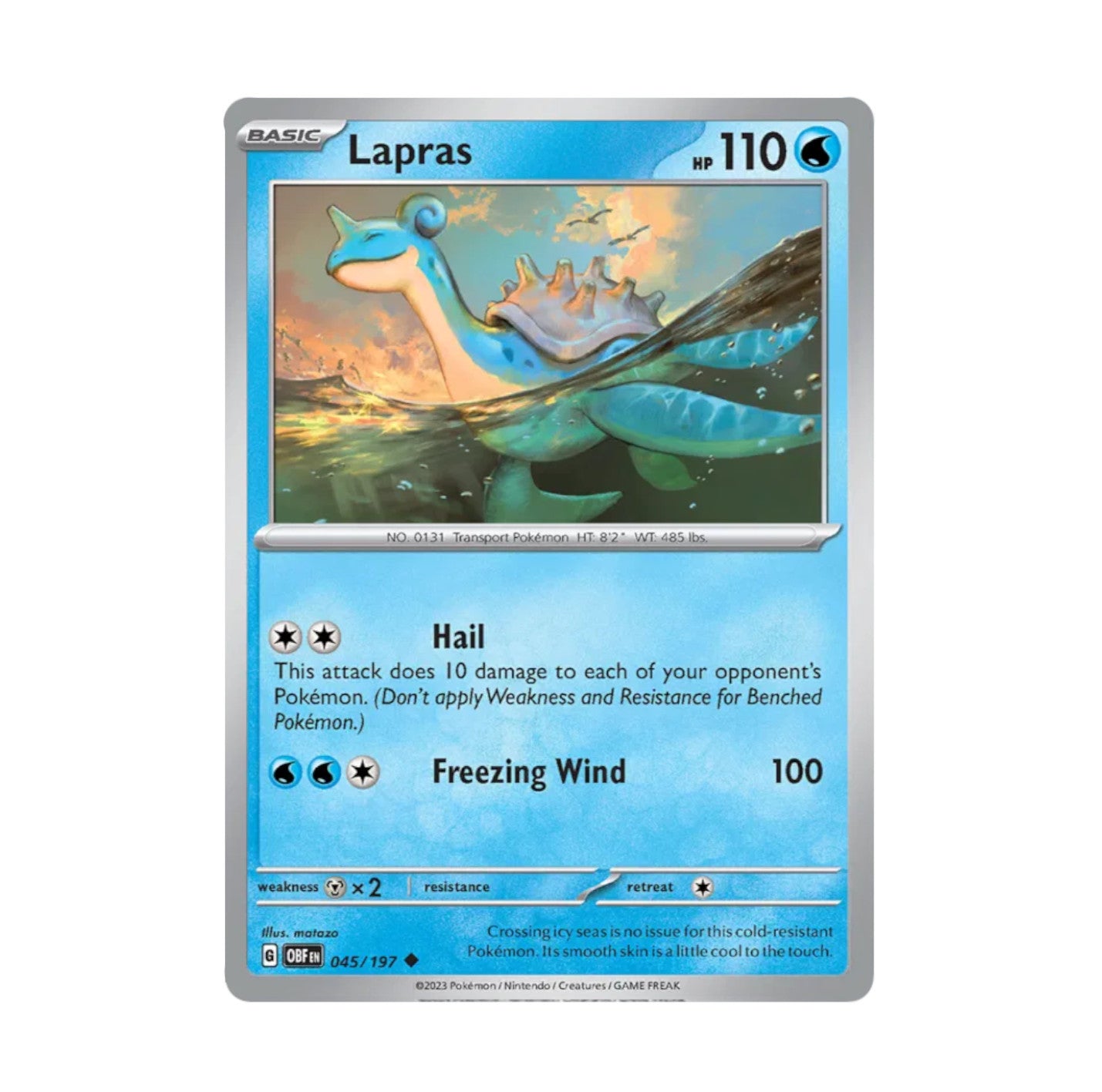 Obsidian Flames - 045/197 Lapras Uncommon