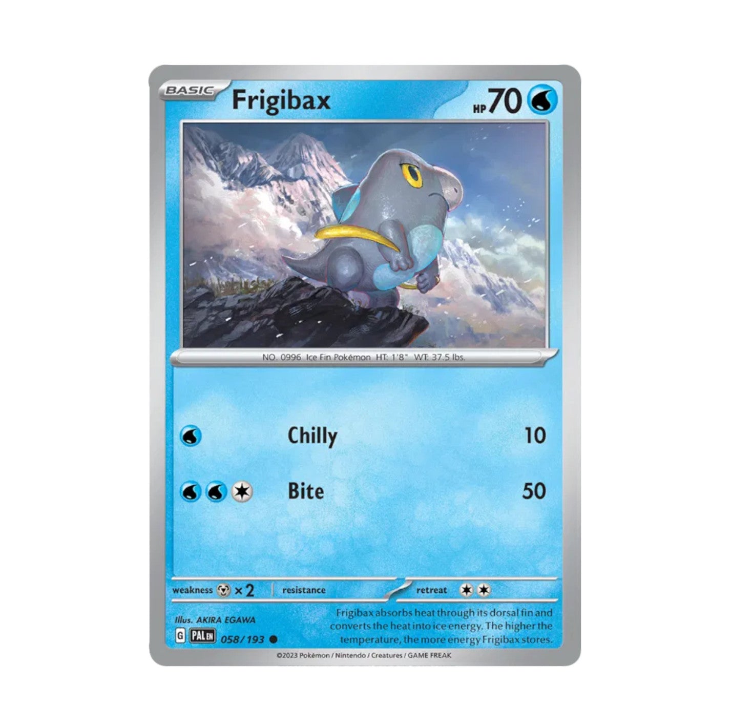 Paldea Evolved - 058/193 Frigibax Rev Holo