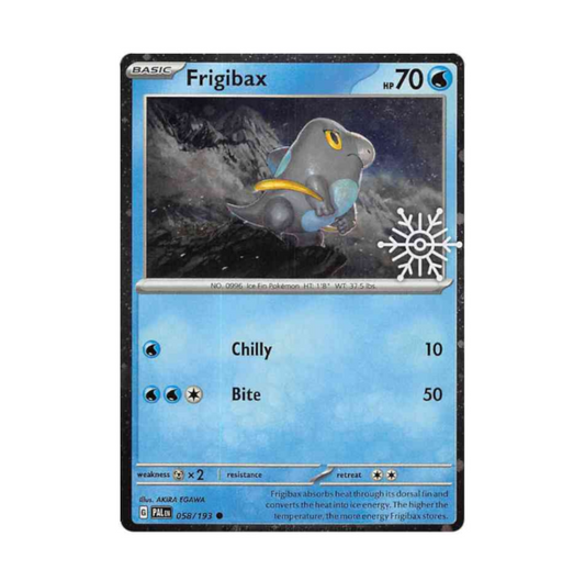 Paldea Evolved - 058/193 Frigibax (snowflake stamp)